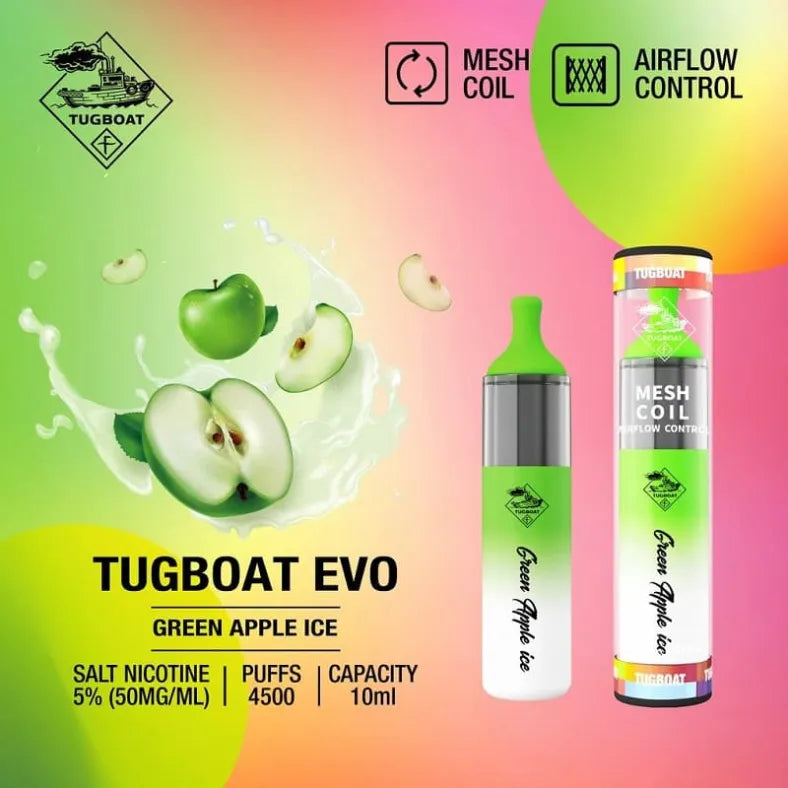 Tugboat Evo 4500 Puffs Disposable Vape