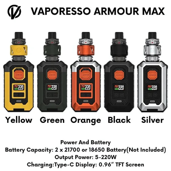 VAPORESSO Armour Max Pod Mod 220W Kit in Dubai