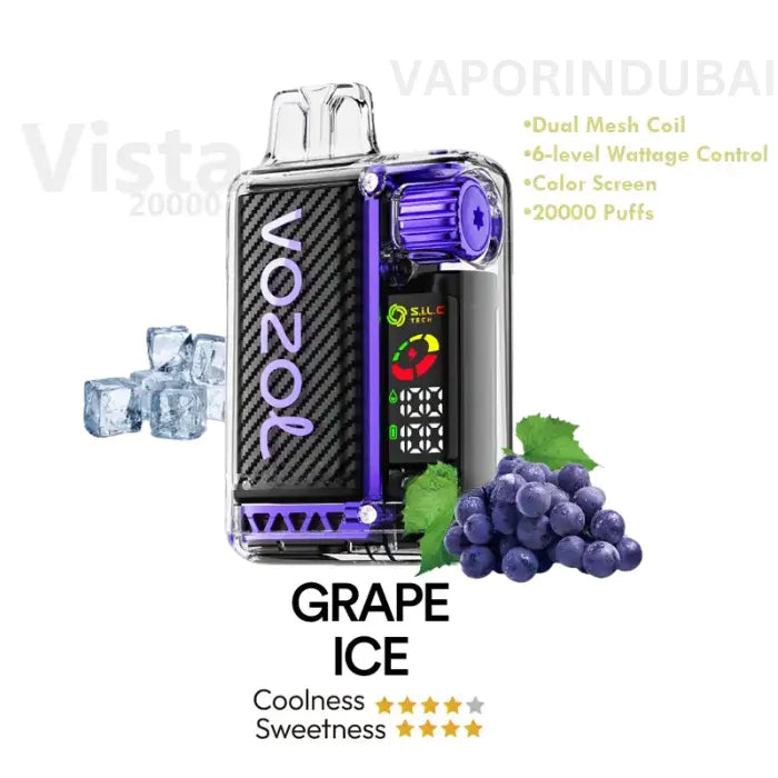 Buy VOZOL VISTA 20000 DISPOSABLE Vape in Dubai