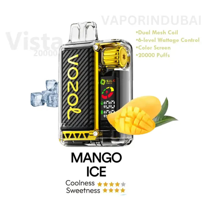 Buy VOZOL VISTA 20000 DISPOSABLE Vape in Dubai