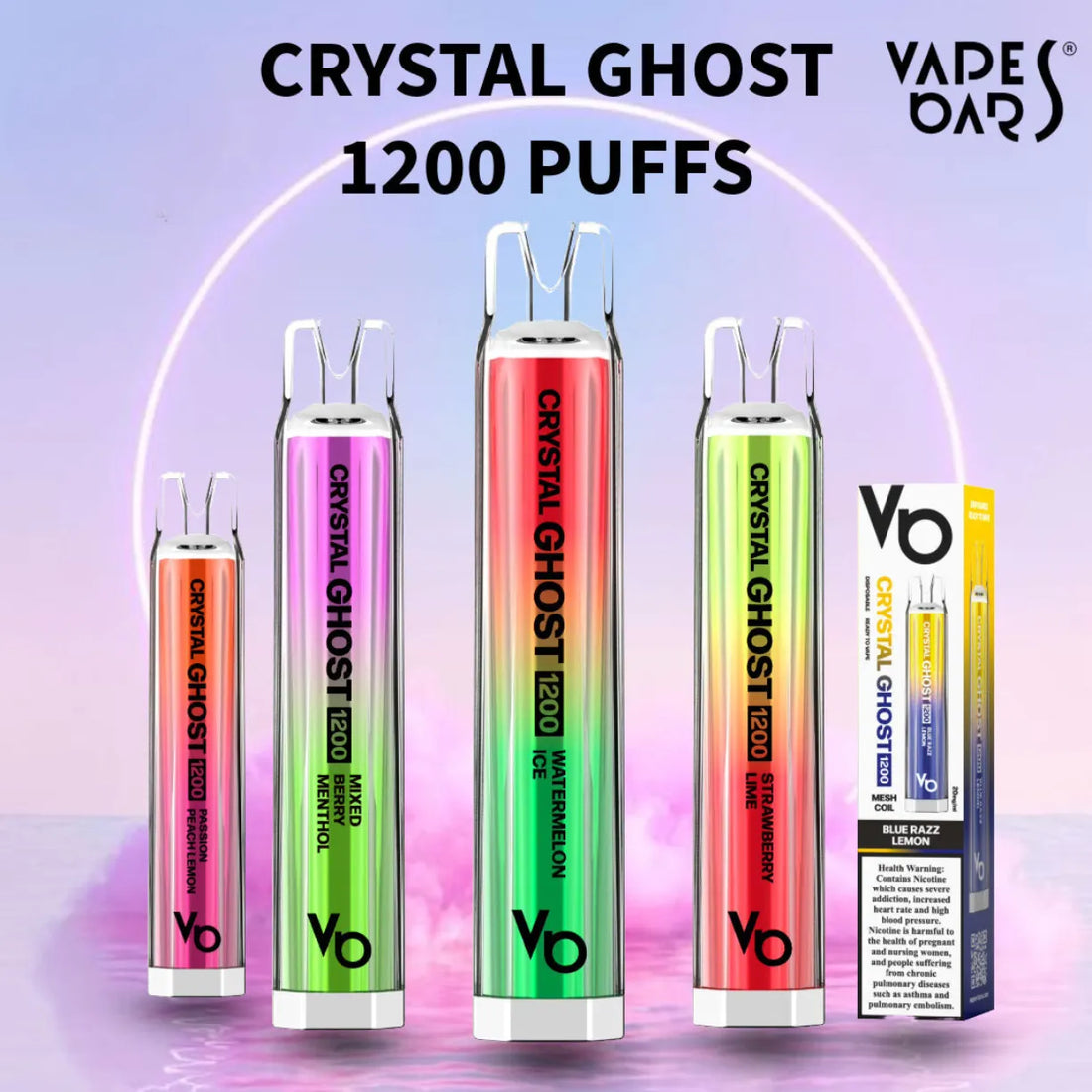 Vapes Bars Crystal 1200 puffs Disposable Vape