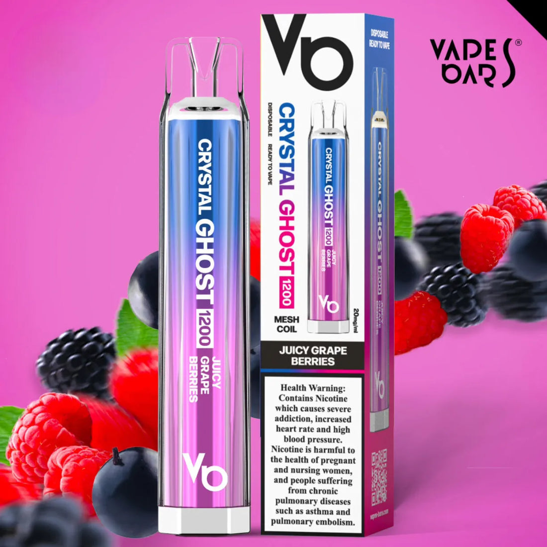 Vapes Bars Crystal 1200 puffs Disposable Vape