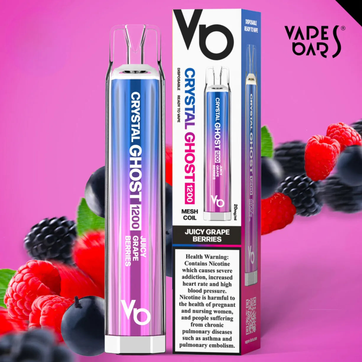 Vapes Bars Crystal 1200 puffs Disposable Vape