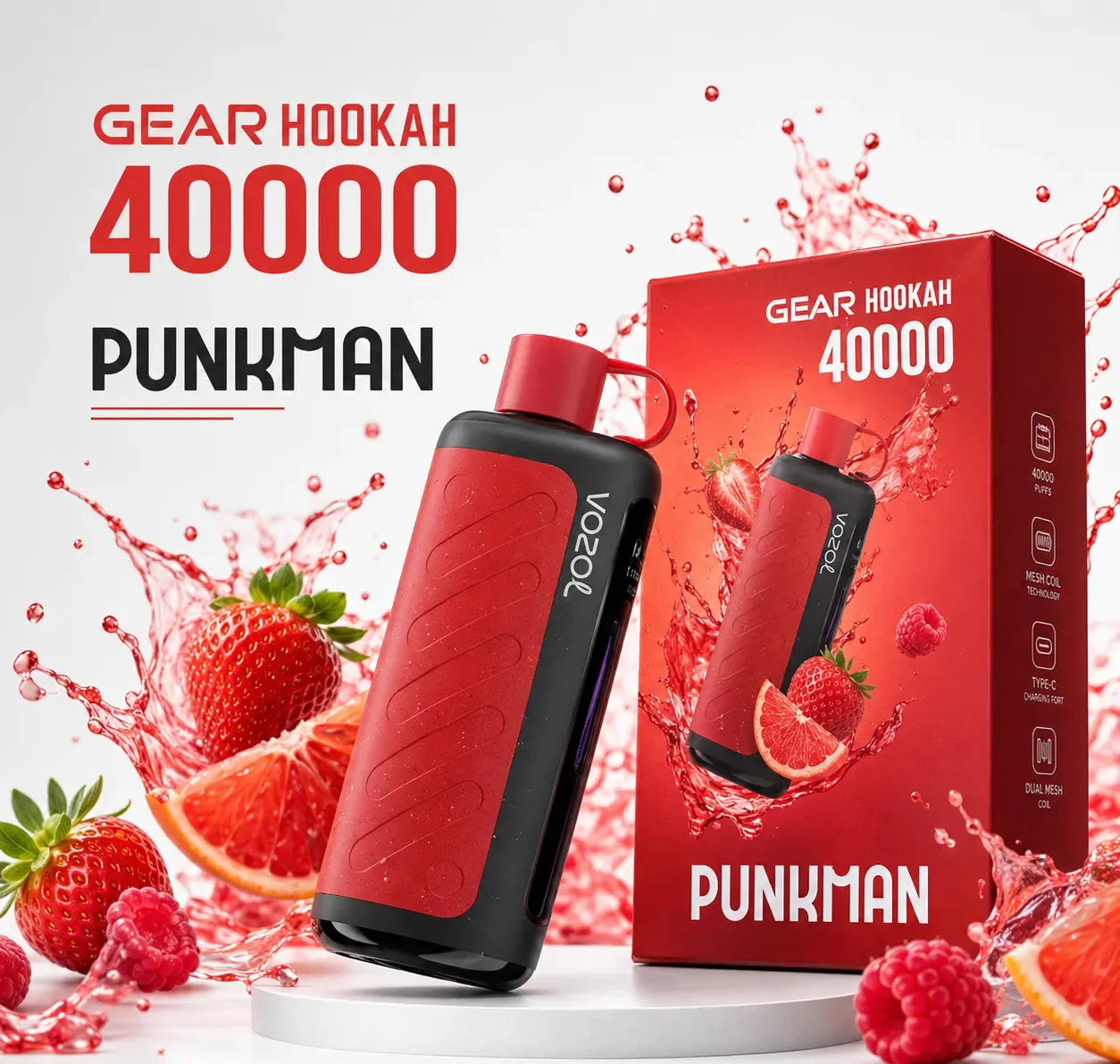 Vozol Gear Hookah 40000 Puffs