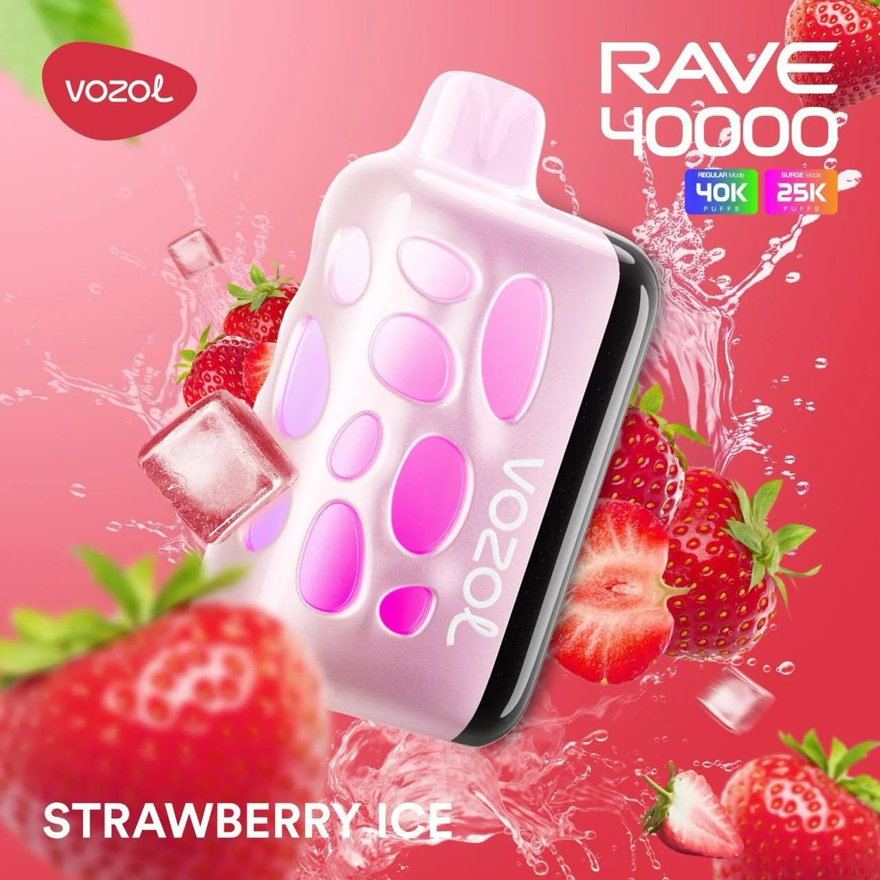 Vozol Rave 40000 puffs 20MG and 50mg nicotine in Dubai