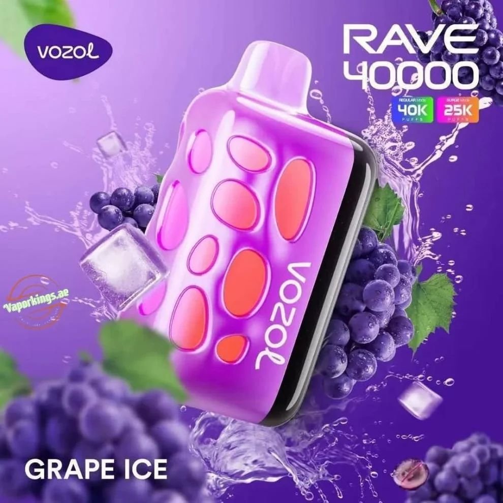 Vozol Rave 40000 puffs 20MG and 50mg nicotine in Dubai