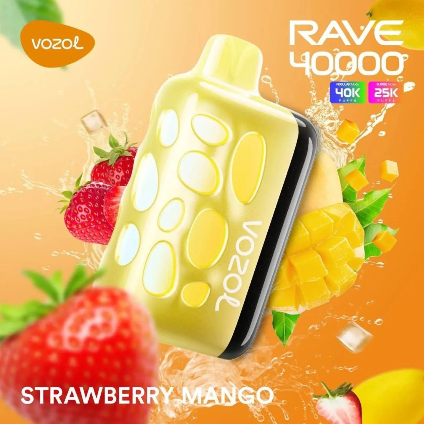 Vozol Rave 40000 puffs 20MG and 50mg nicotine in Dubai