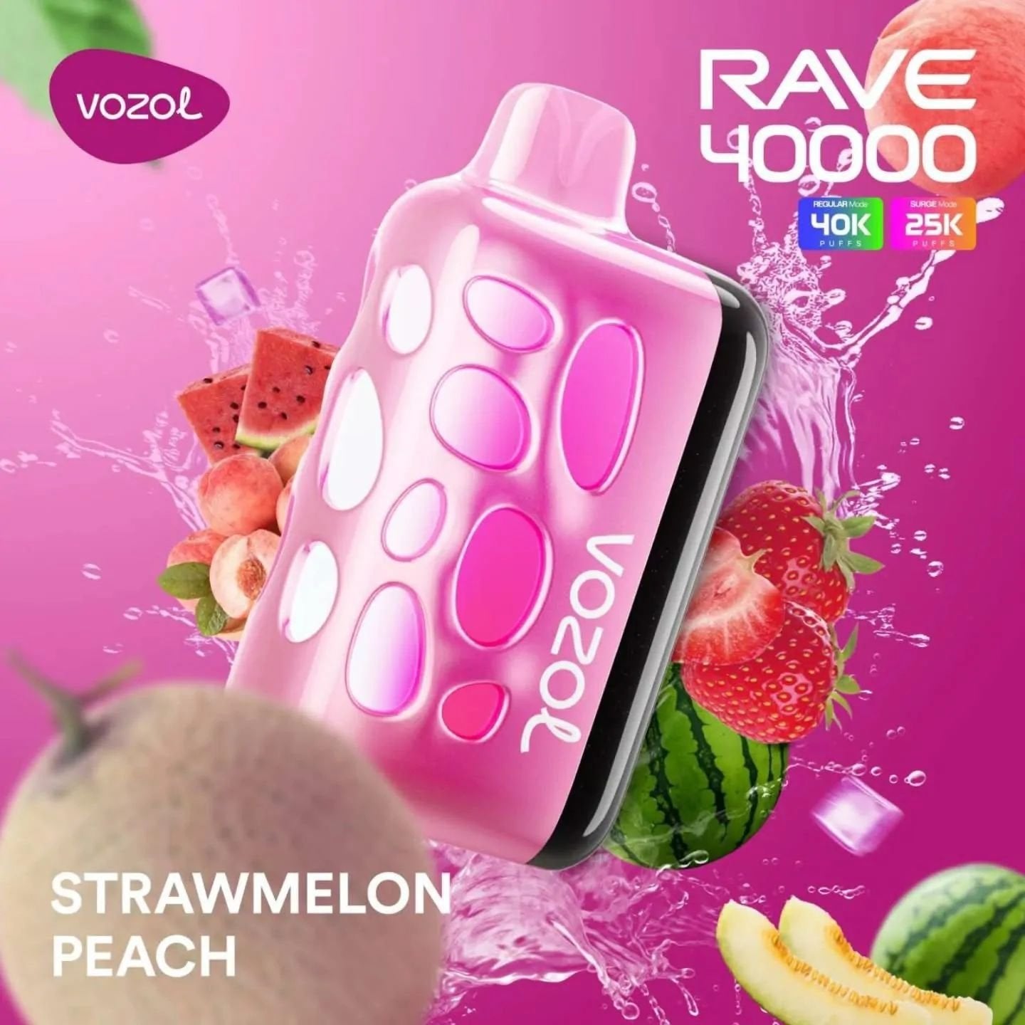 Vozol Rave 40000 puffs 20MG and 50mg nicotine in Dubai