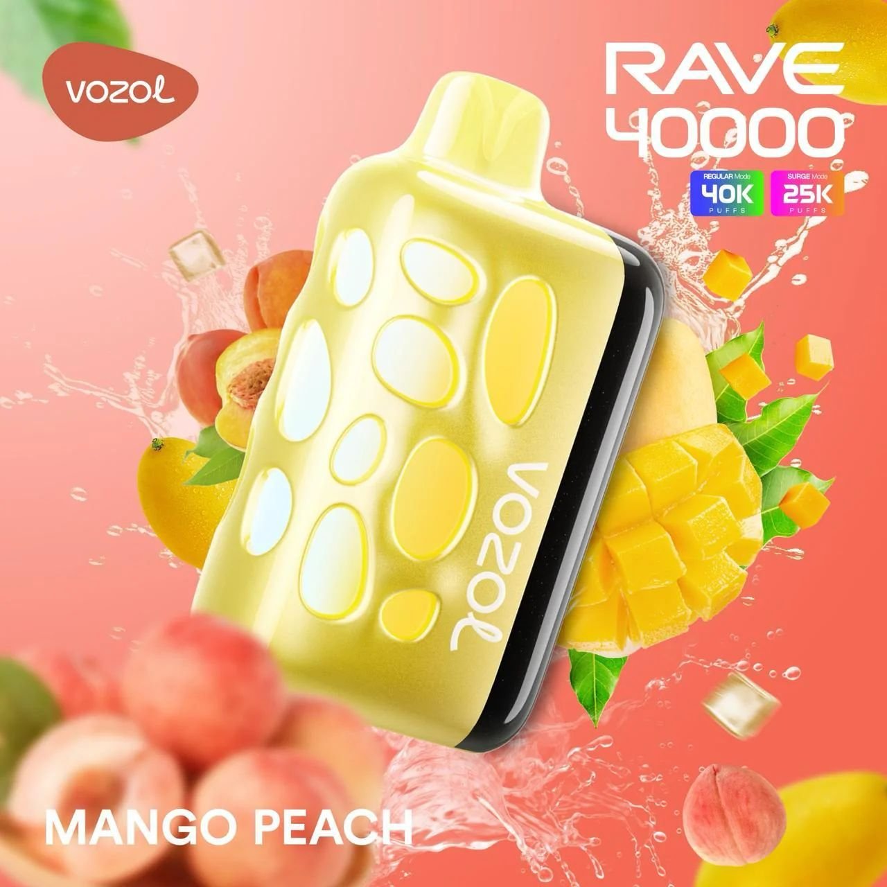 Vozol Rave 40000 puffs 20MG and 50mg nicotine in Dubai