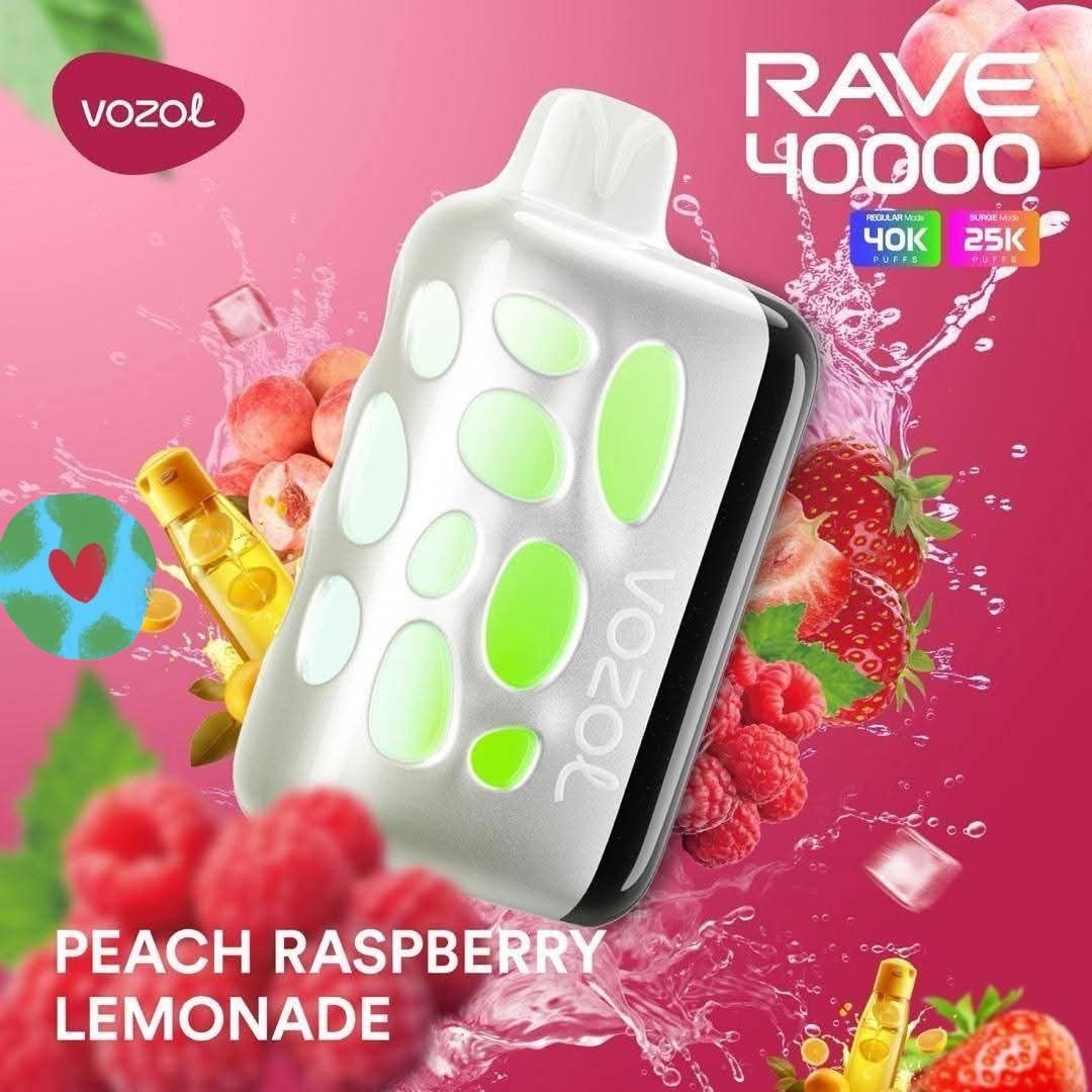 Vozol Rave 40000 puffs 20MG and 50mg nicotine in Dubai