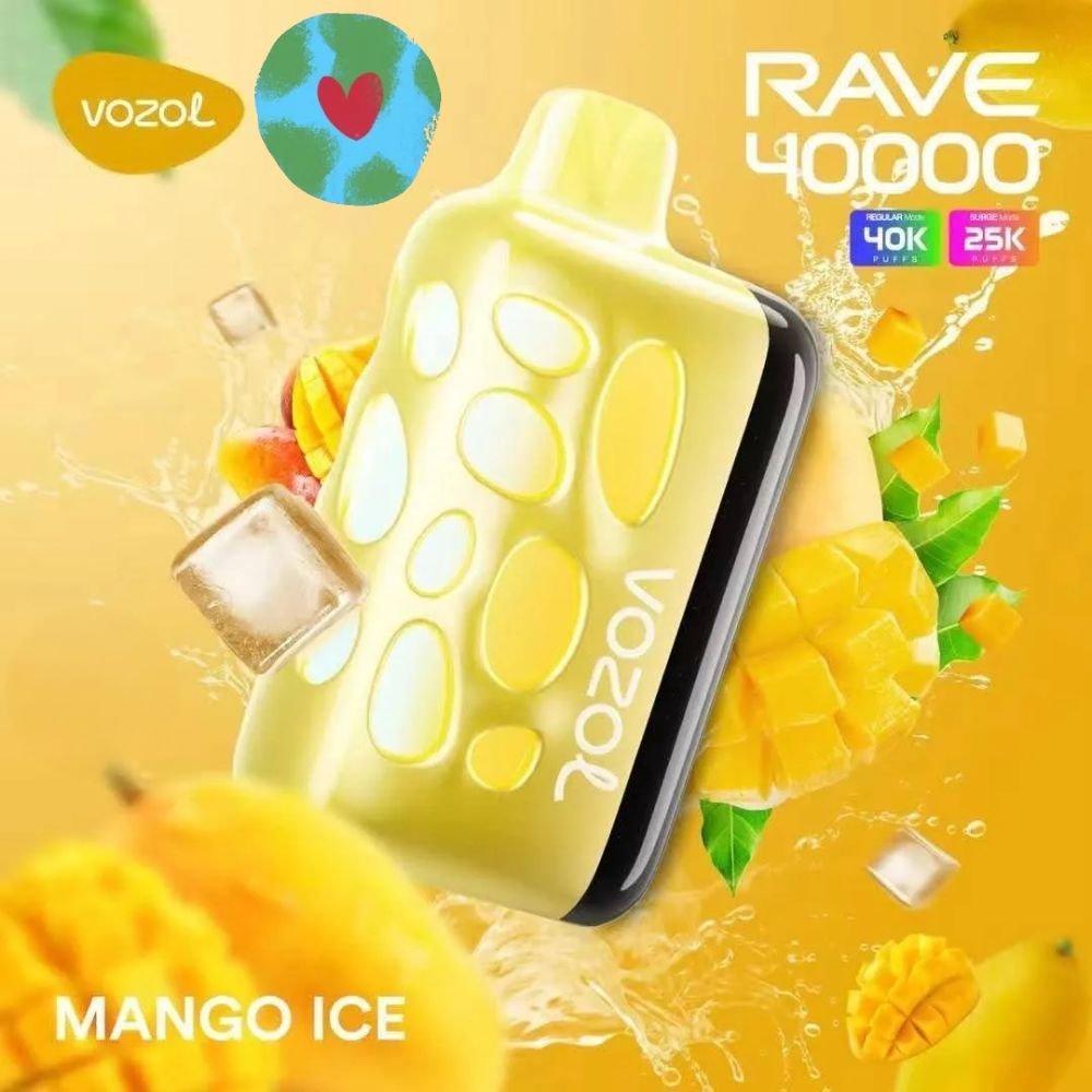 Vozol Rave 40000 puffs 20MG and 50mg nicotine in Dubai