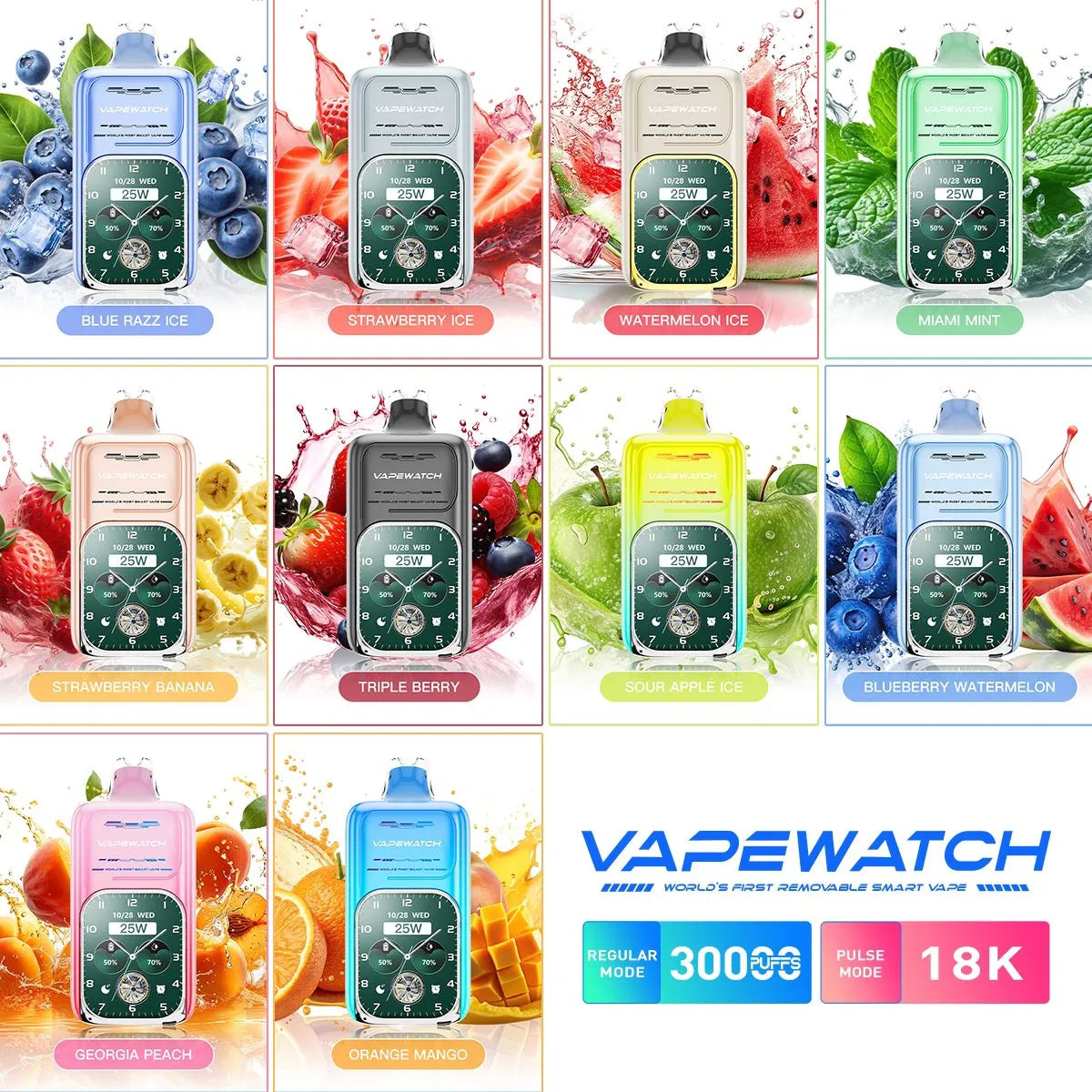 JNR Vape Watch 30000 30K Puffs Original Smart Disposable Vape