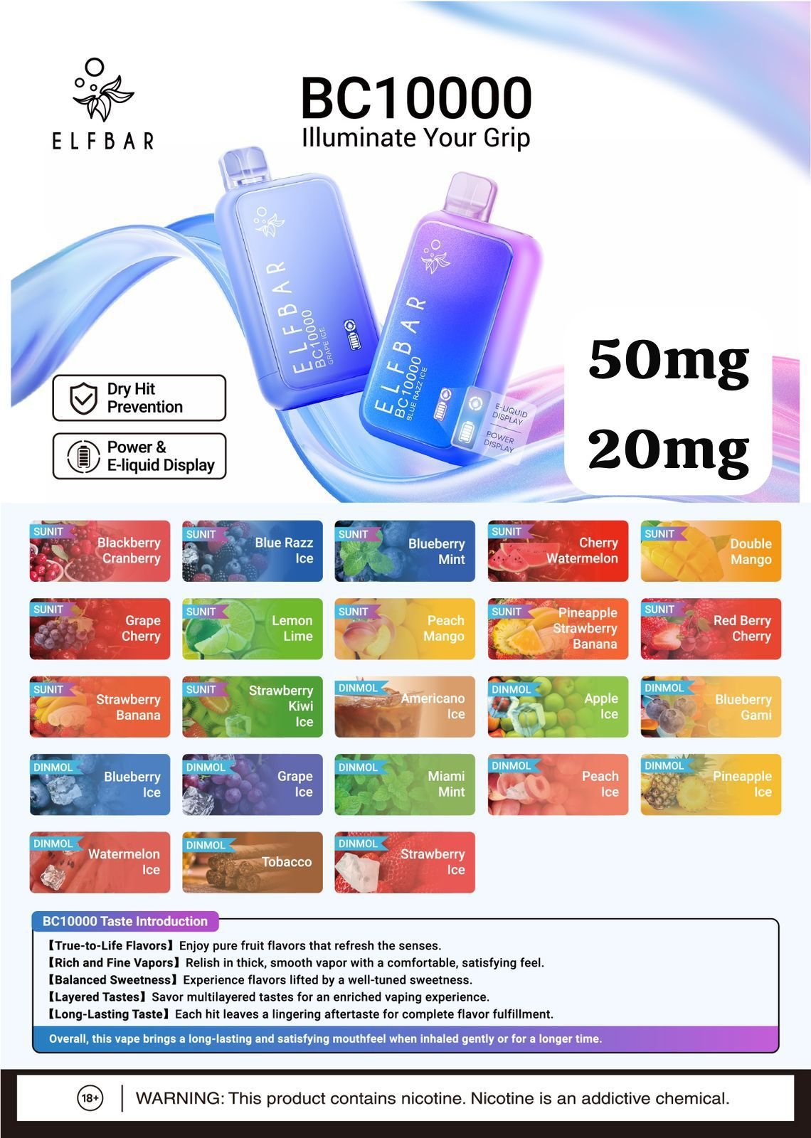 Elf Bar BC10000 Disposable Vape in Dubai,UAE