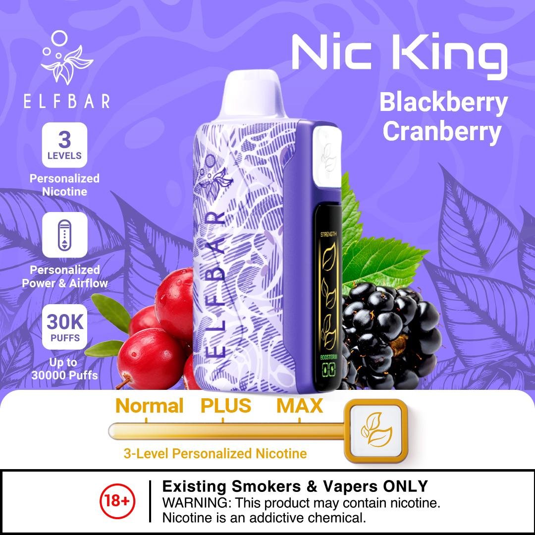 ELFBAR Nic King Disposable Vape 30,000 Puffs in Dubai, UAE