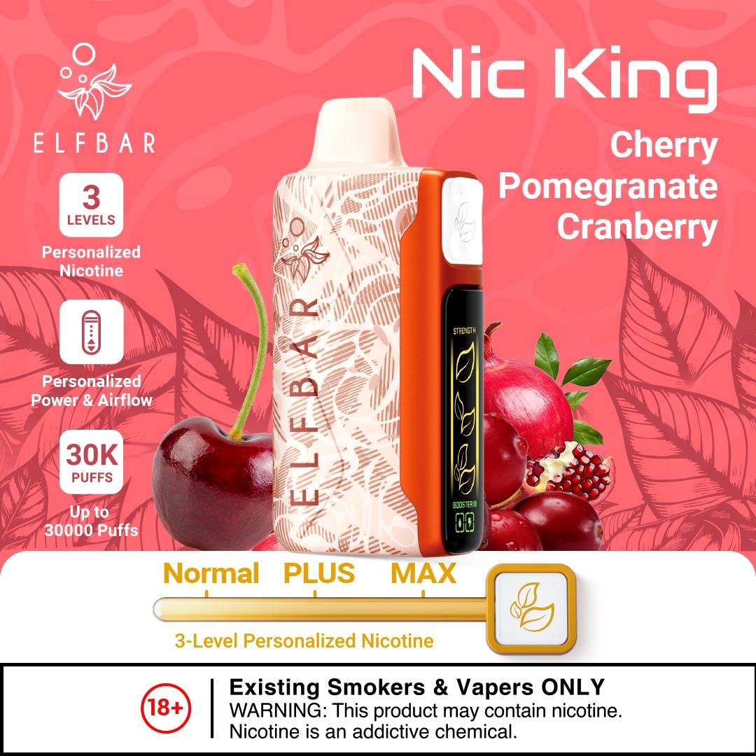 ELFBAR Nic King Disposable Vape 30,000 Puffs in Dubai, UAE