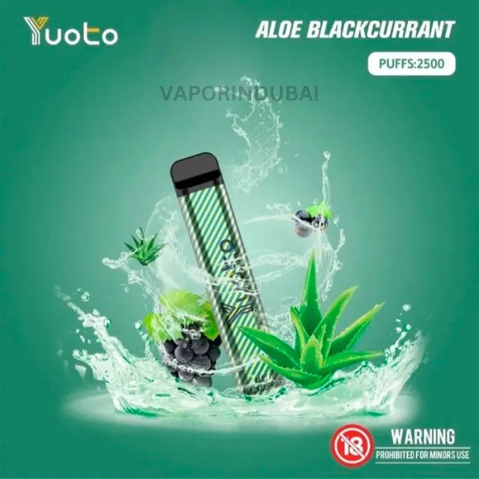 YUOTO XXL 2500 PUFFS Disposable Vape in Dubai