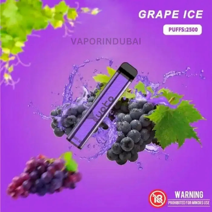 YUOTO XXL 2500 PUFFS Disposable Vape in Dubai