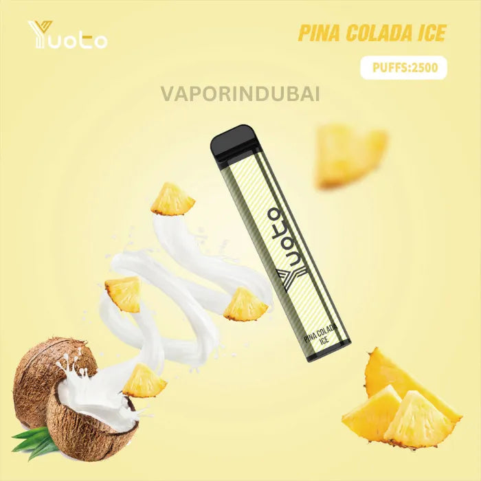 YUOTO XXL 2500 PUFFS Disposable Vape in Dubai