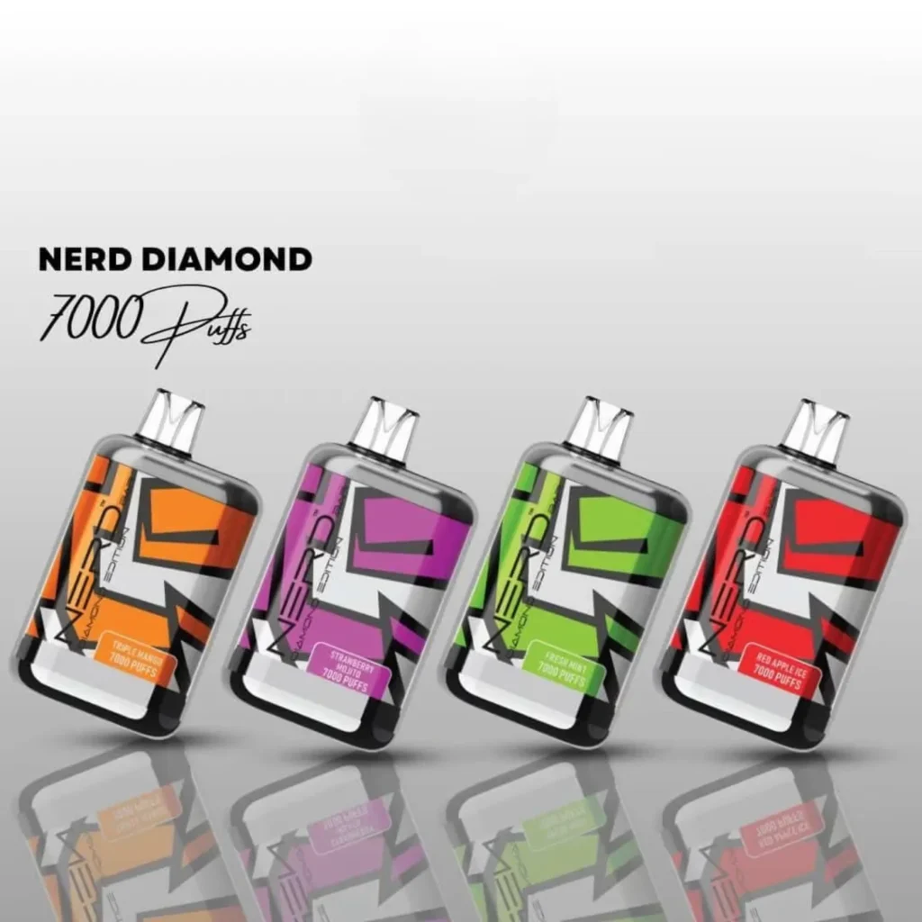 Nerd Bar Diamond 7000 Puffs Disposable Vape 2%