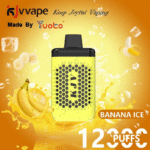 YUOTO KJV Disposable 12000 Puffs Rechargeable Vape in Dubai - Banana Ice