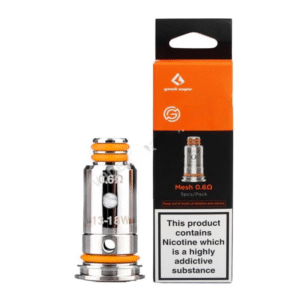 GEEKVAPE G Series Coil 0.6ohm, 0.8ohm, 1.0ohm 1.2ST ohm, 1.8ohm Replacement Coils in Dubai, UAE – 5 Pieces Per Pack