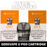 replacement pods for geekvape u kit 2ml 3pcs pack