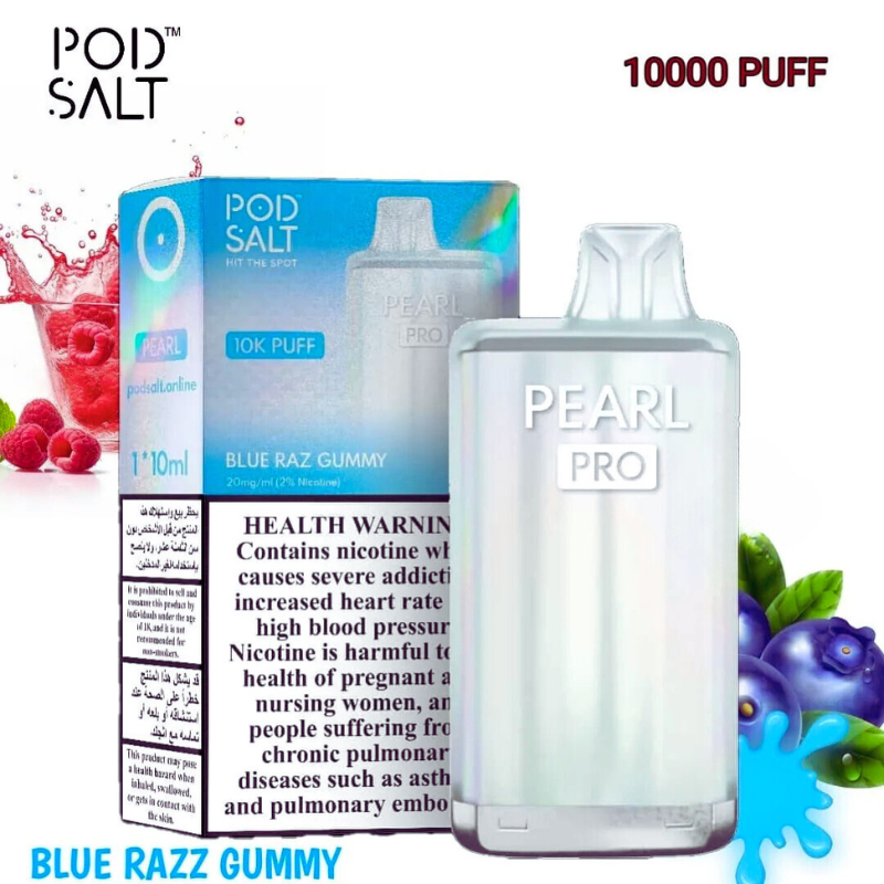 pearl pro pod salt 10000 puff nicotine salt vape device