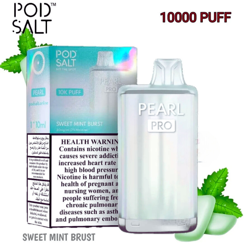 pod salt pearl pro vape 10000 puffs 5% nic salt