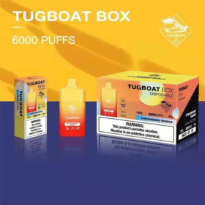 tugboat box disposable vape pen 6000 puffs 50mg