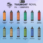 tugboat royal rechargeable disposable vape pen 13000 puffs