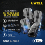 uwell caliburn g3pod 2.5ml cartridge set for g3 series