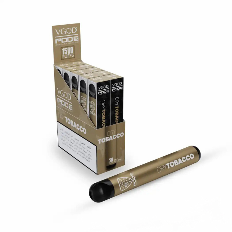 vgod 1k pod vape pen 1500 puff capacity 5% nicotine