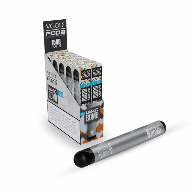 compact vgod pod 1k vape disposable 1500 puffs