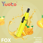 yuoto fox 5 percent nic salt disposable vape device