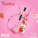 yuoto fox disposable vape pen 5% nicotine 3000 puffs