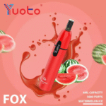 long-lasting vape yuoto fox 3000 puffs rechargeable