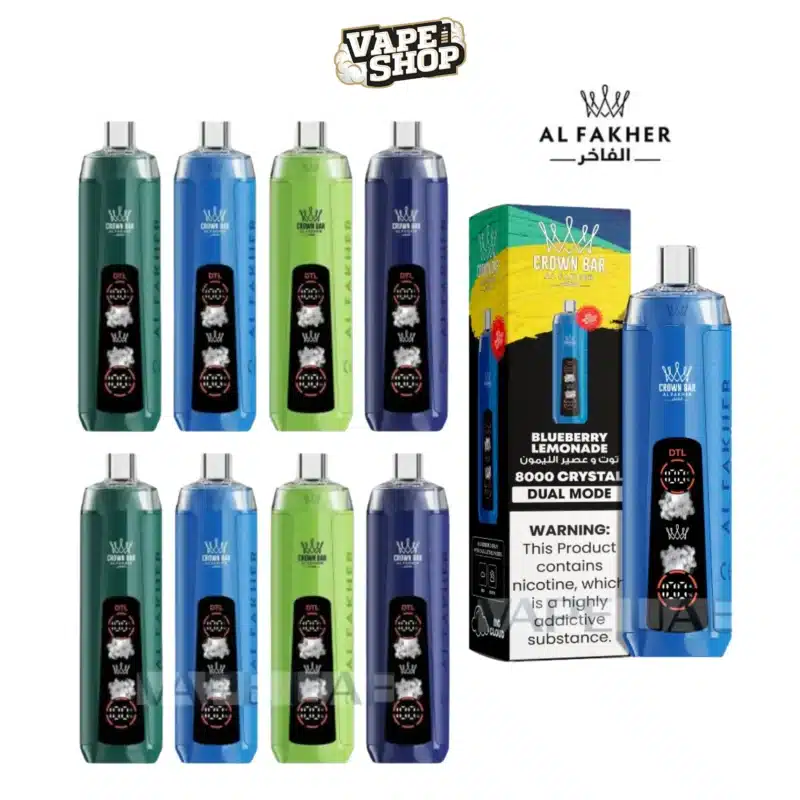 Crown Bar Al Fakher Crystal 8000 Puffs Disposable Vape
