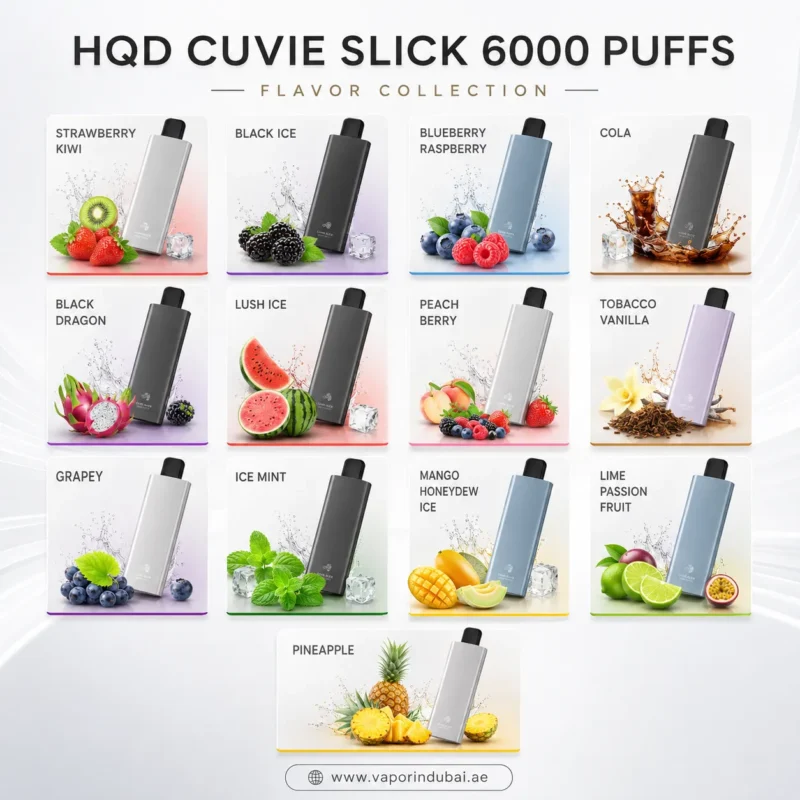 HQD Cuvie Slick oo6000 puffs in uae