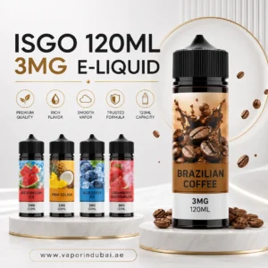 ISGO 3MG 120ML E Liquid In Dubai