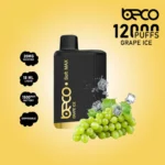 GrapeIce-BecoSoftMax12000PuffsDisposableVapeinDubai_UAE