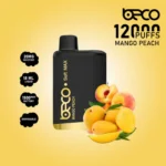 MangoPeach-BecoSoftMax12000PuffsDisposableVapeinDubai_UAE