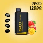 StrawberryMango-BecoSoftMax12000PuffsDisposableVapeinDubai_UAE
