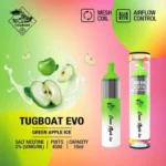 TugboatEVO4500Puffs-GreenApple