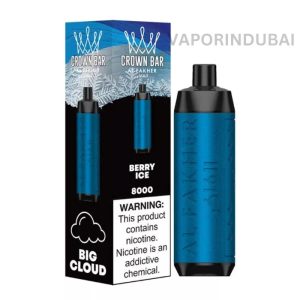 Buy AL FAKHER CROWN BAR 8000 PUFFS 50M in Uae